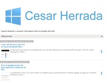Tablet Screenshot of cesarherrada.com